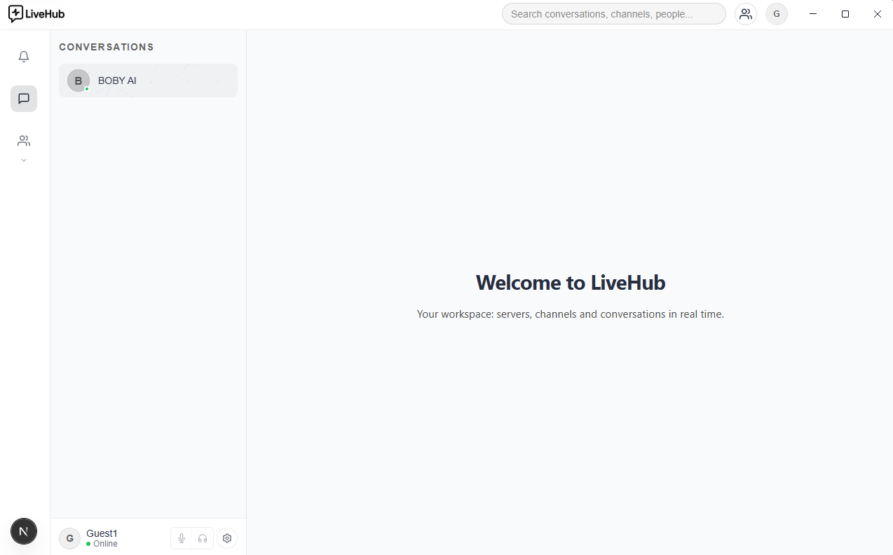 LiveHub - Chat en temps réel