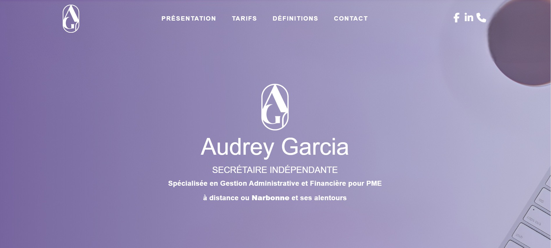 Site web Audrey Garcia